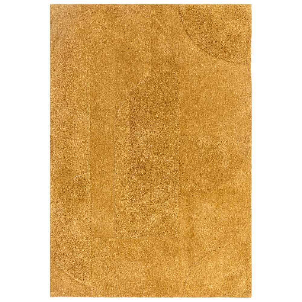 Tapis de salon moderne jaune 120x170 cm - Maisons du Monde