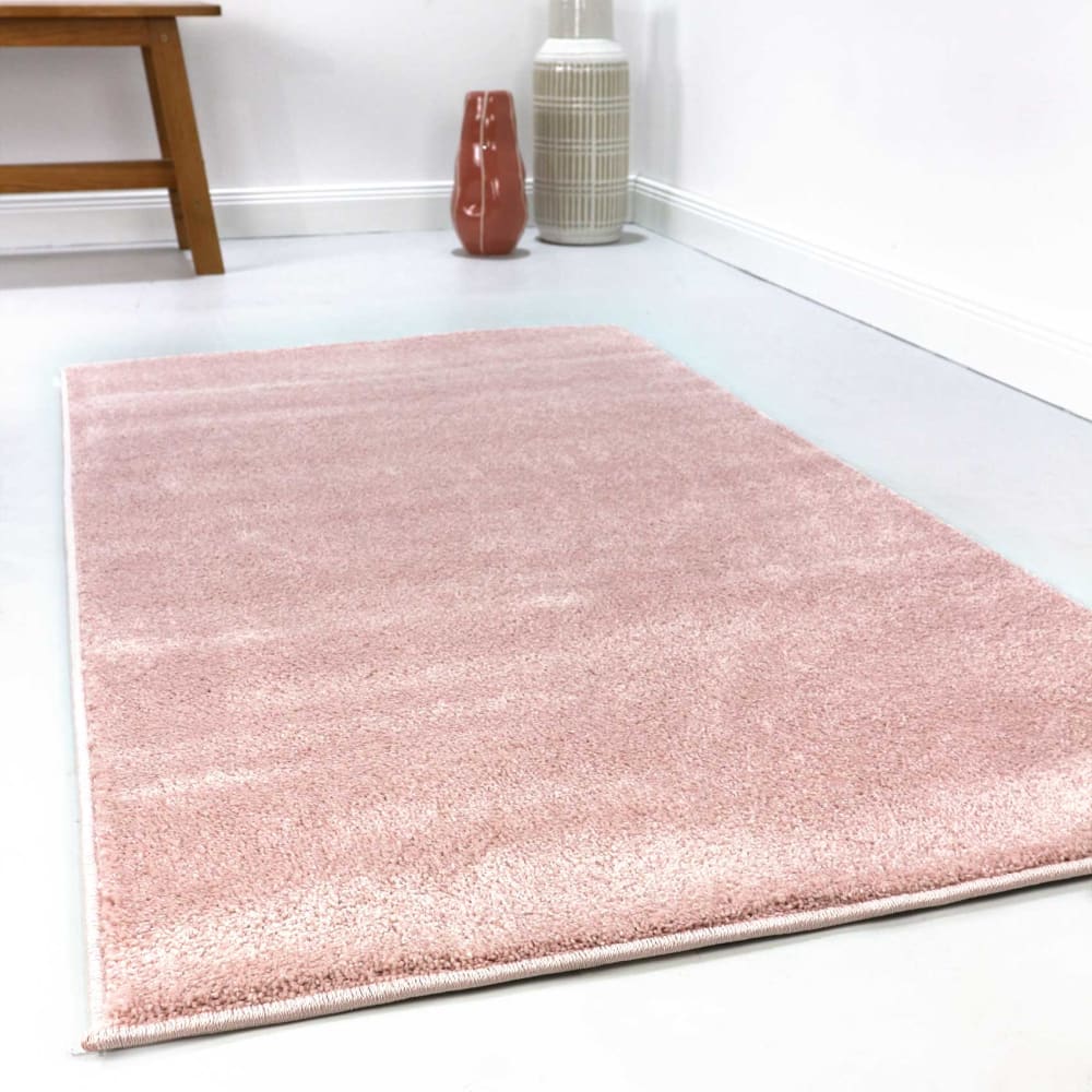 Tapis gamme essentielle rose chiné 80x150