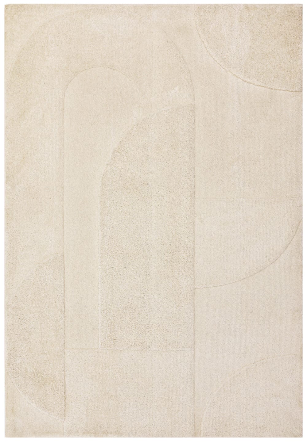 Tapis de salon moderne - blanc