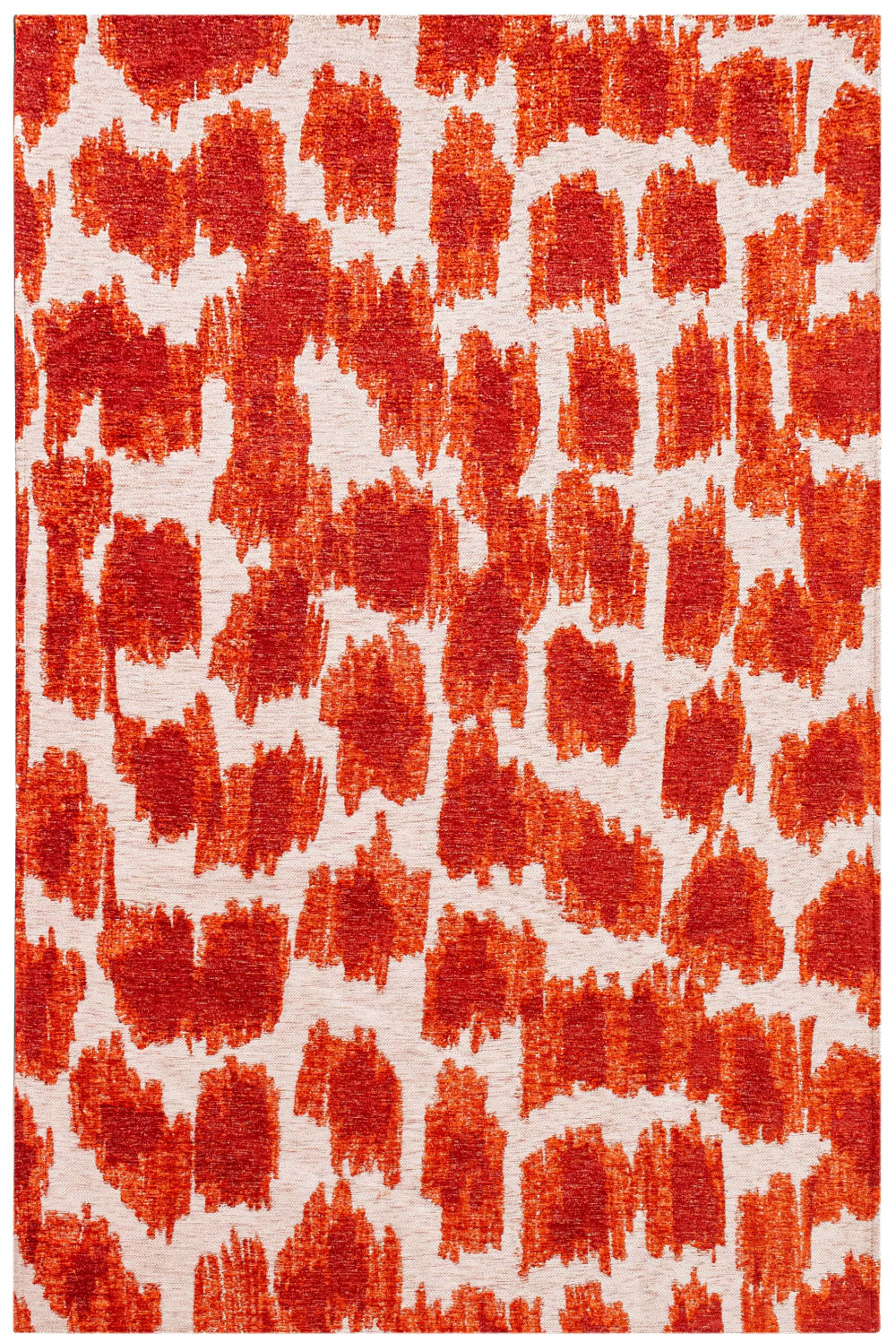 Novatrend Wohnzimmer- und Schlafzimmerteppich modern flachgewebt TAKI style modern orange Öko-Tex Zertifikat Pes - Polyester
