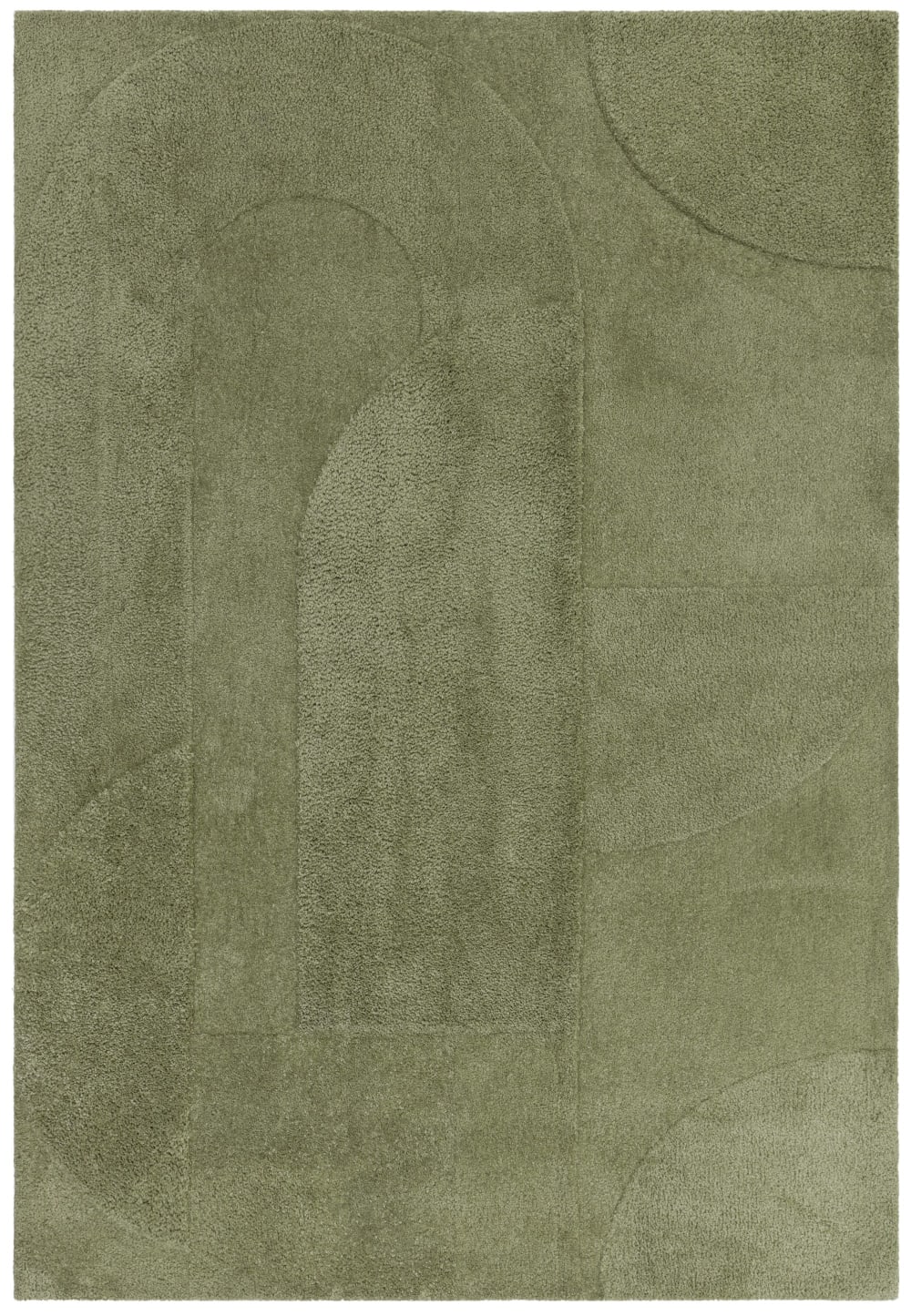 tapis de salon moderne - vert