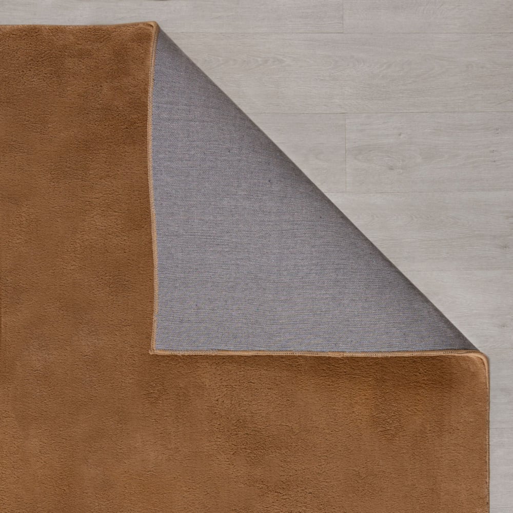 Tapis de salon doux orange 120x170 cm — vue 4