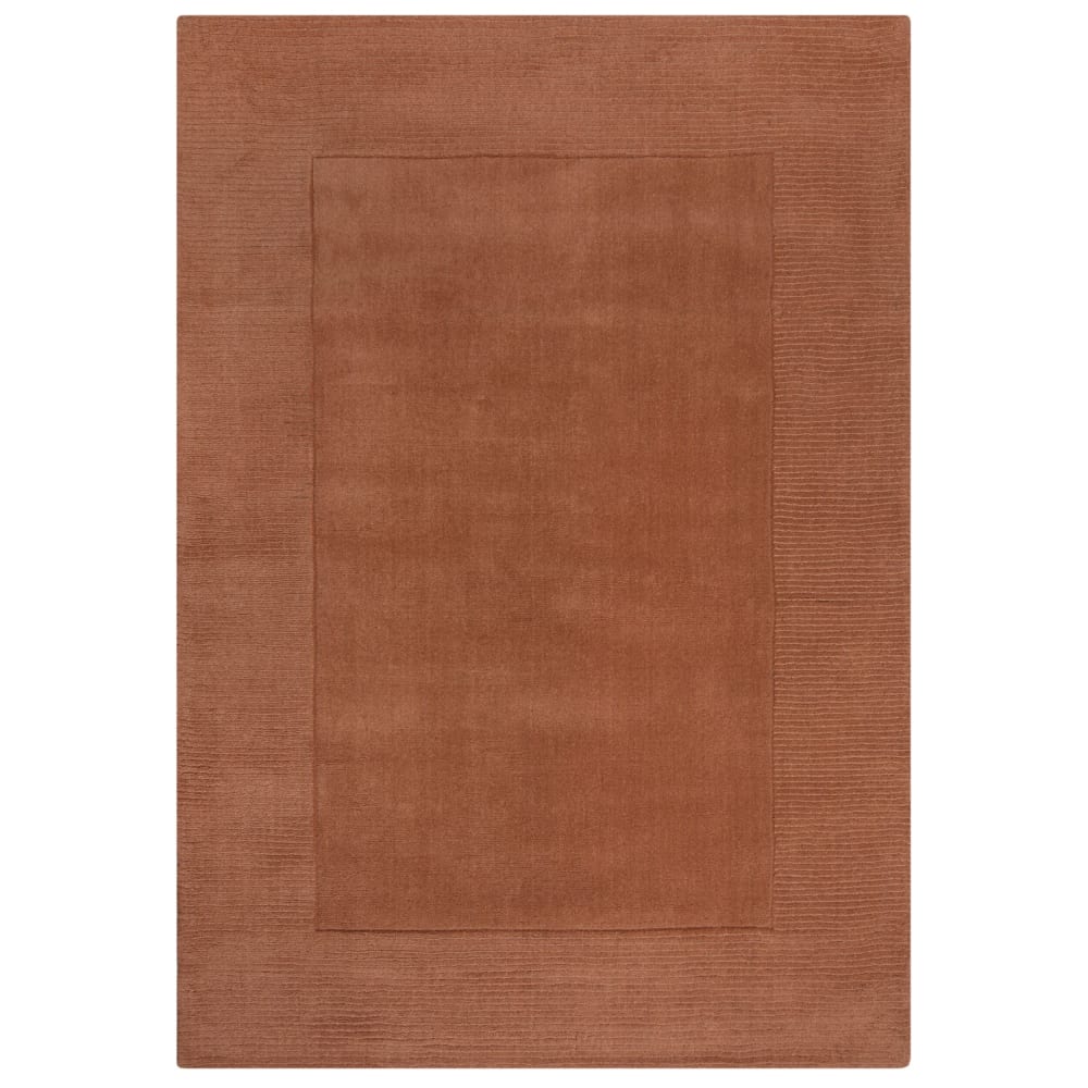Novatrend Wohnzimmerteppich aus Wolle 160x230 cm, orange orange Wolle