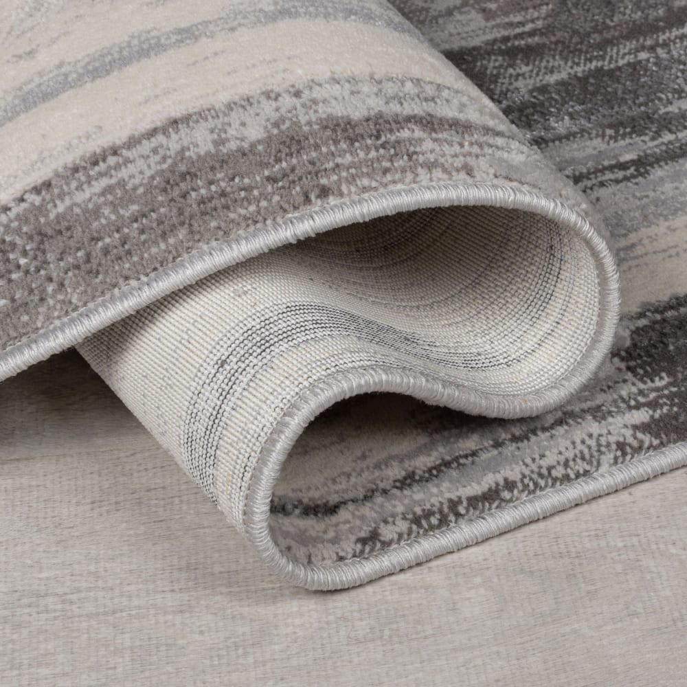 Tapis de salon moderne gris 120x170 cm — vue 4