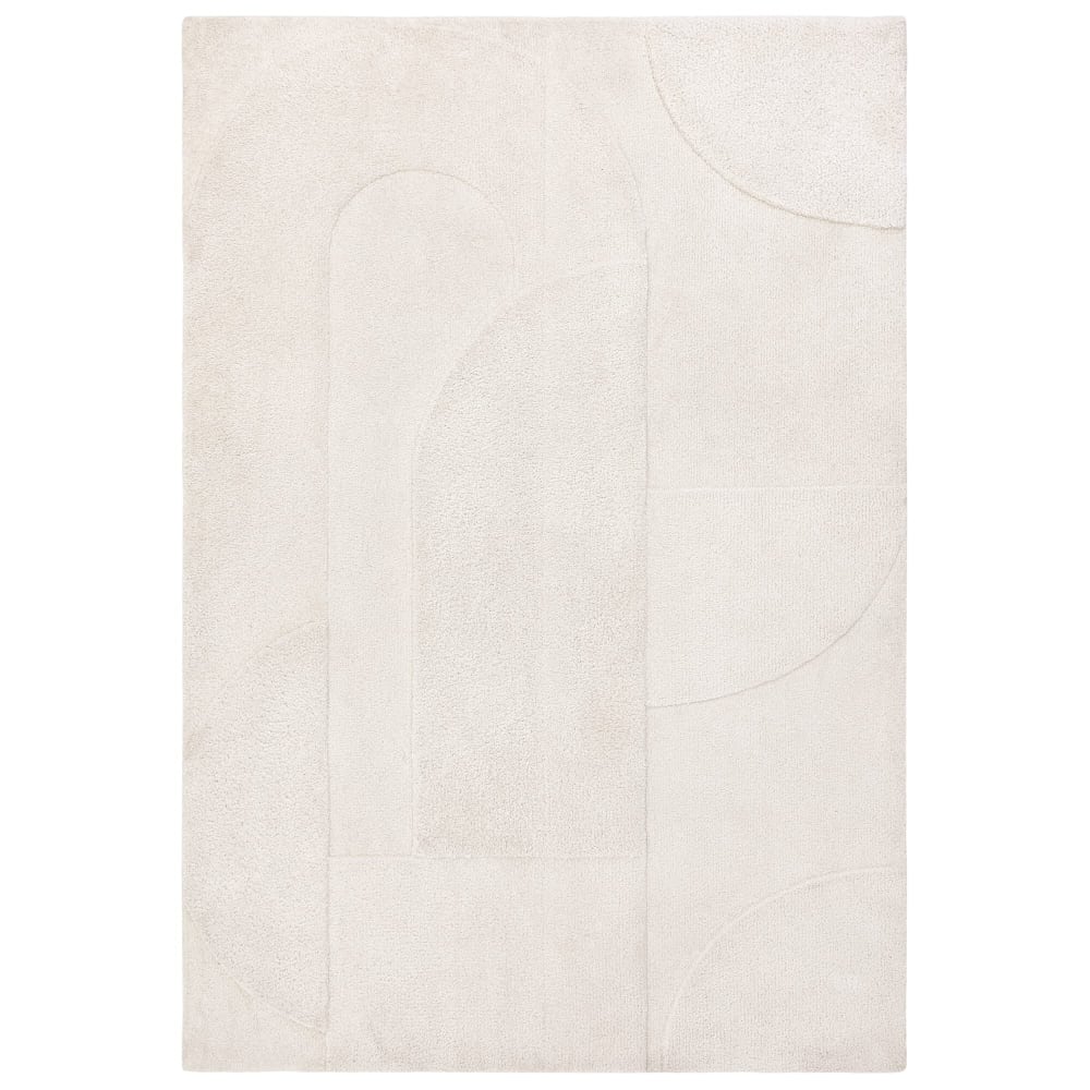 Tapis de salon moderne blanc 120x170 cm - Maisons du Monde