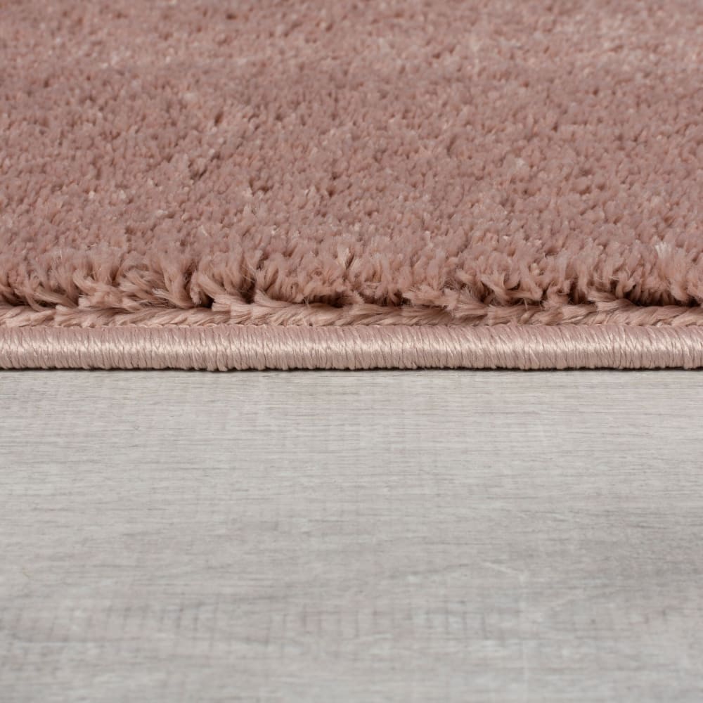 Tapis de salon moderne épais rose 120x170 cm — vue 4