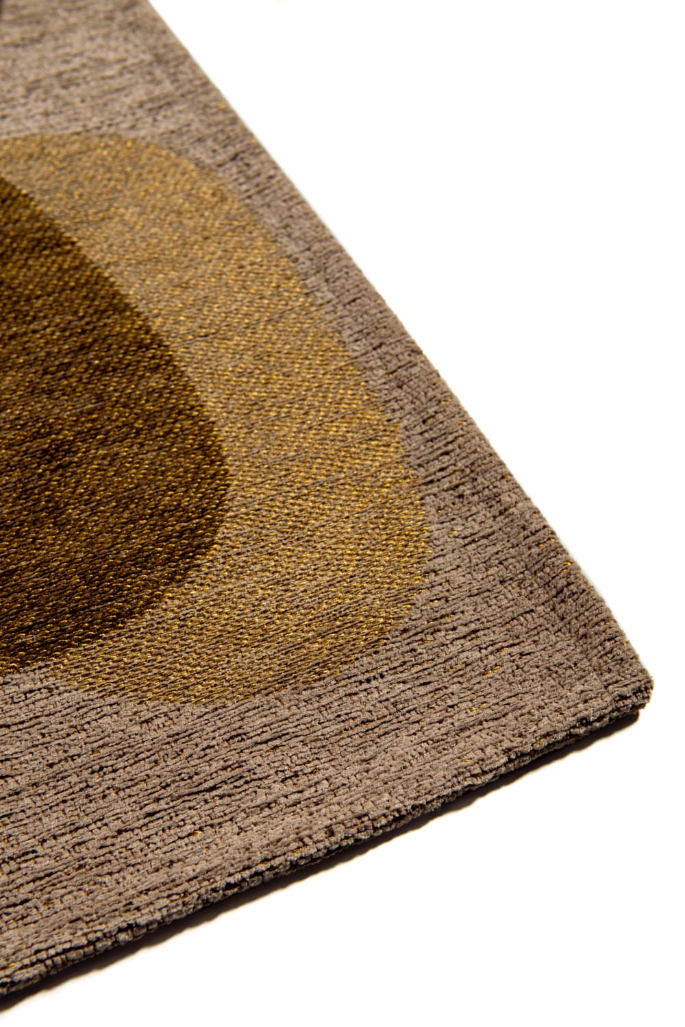 Tapis salon et chambre tissé plat 080x150 cm marron — vue 3