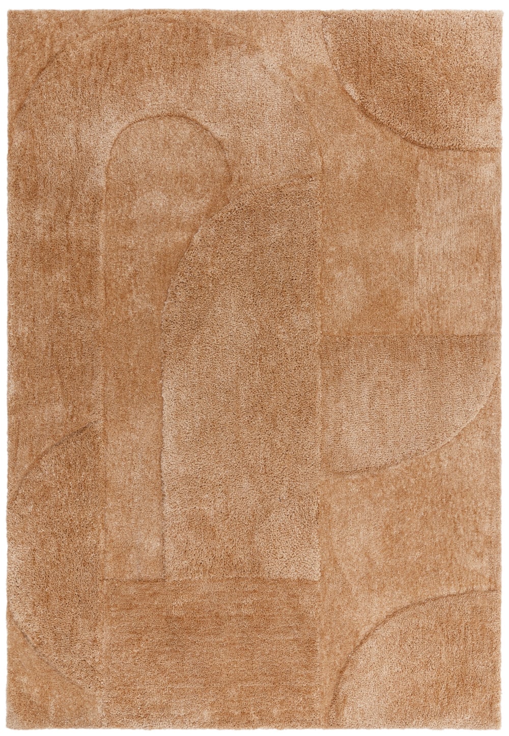 Tapis de salon moderne - marron