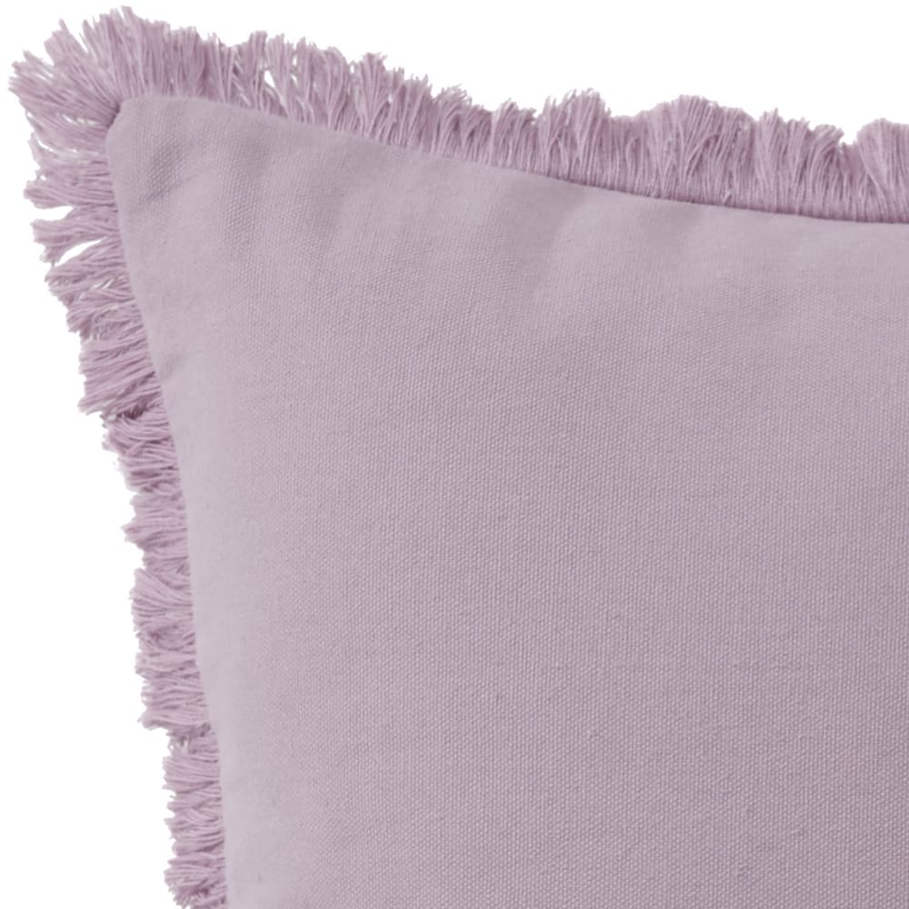 Coussin en coton violet violine 40x40cm — vue 4
