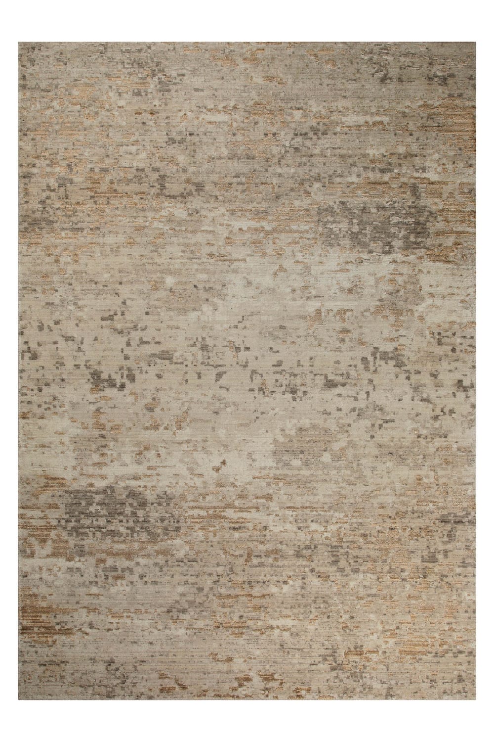 Esprit Teppich-Design aus reiner Wolle und Viskose in Reliefbeige 140x200 style vintage - Wolle