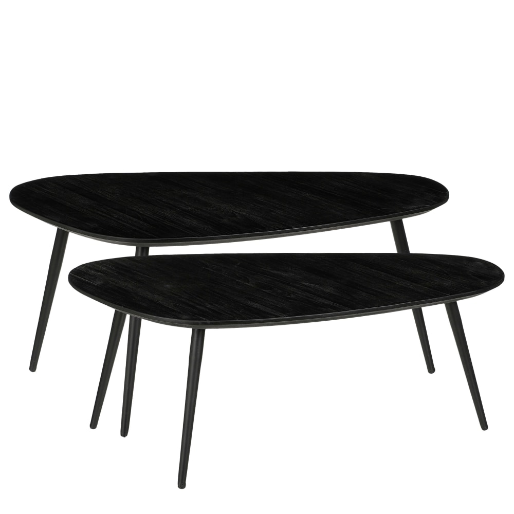 Ensemble de table d'appoint - teck