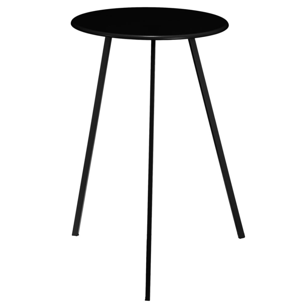 Table noir fer h58xl38xl38cm Table noir fer h58xl38xl38cm