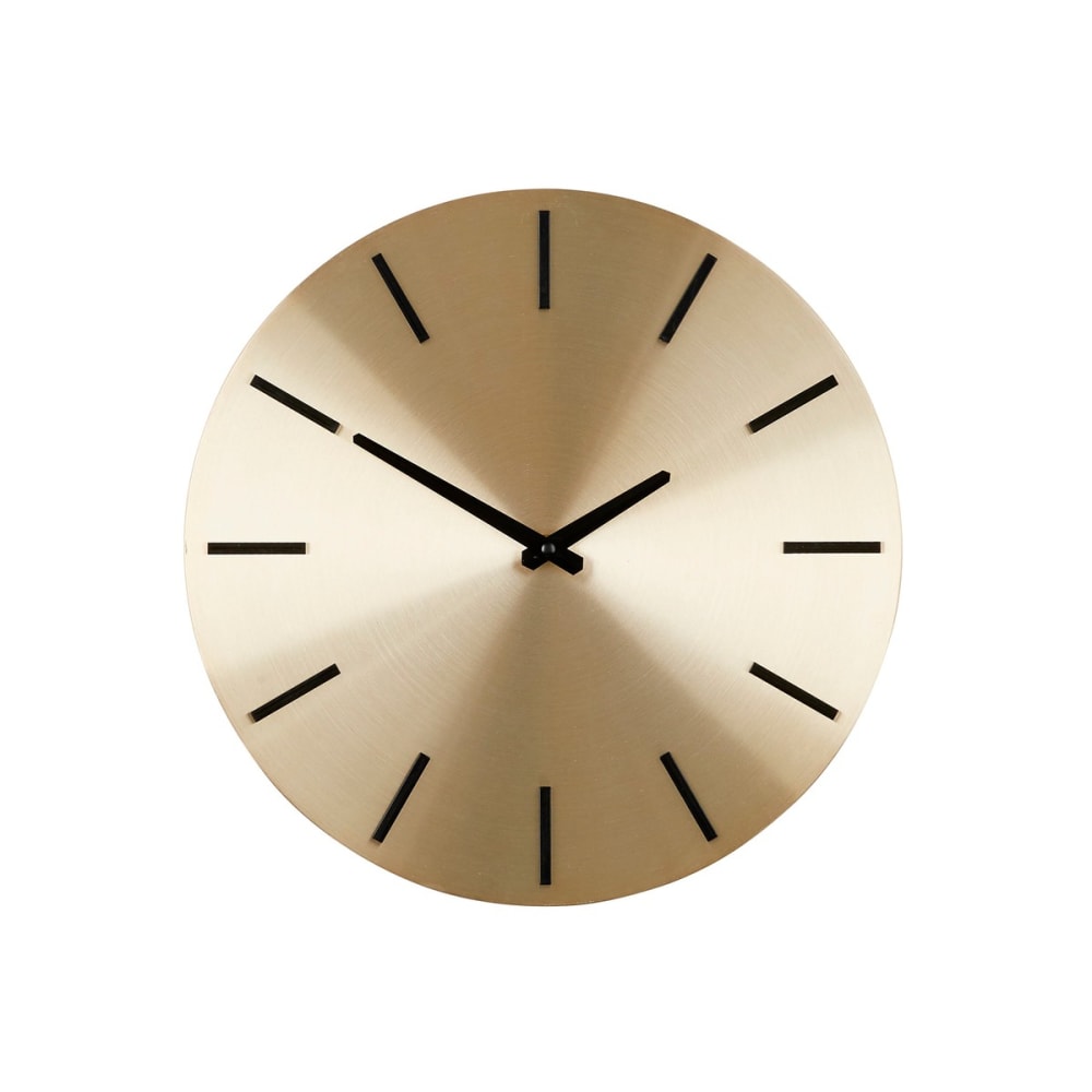 Mica Decorations Horloge doré aluminium h4xl35.5xl35.5cm style contemporain