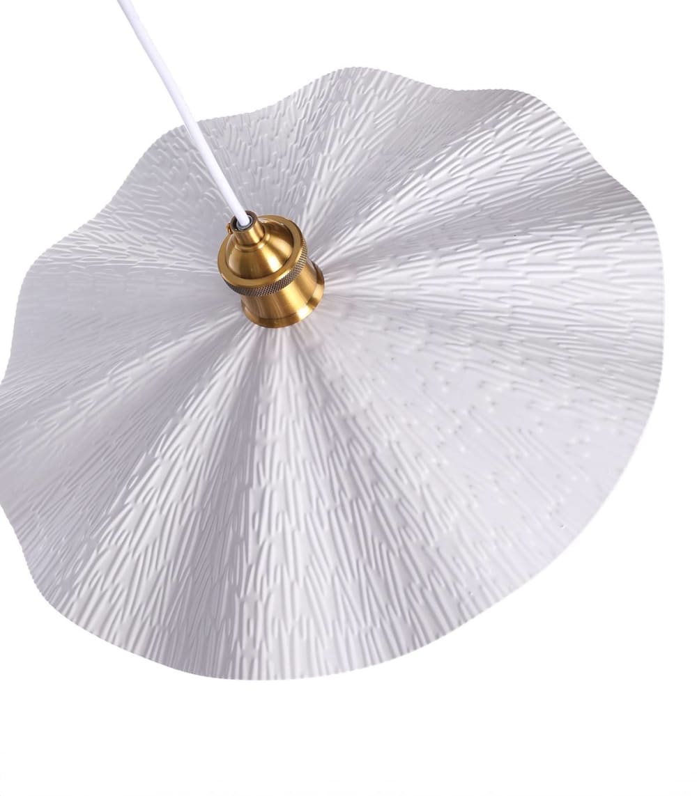 Suspension en métal blanc, d.38 cm — vue 4