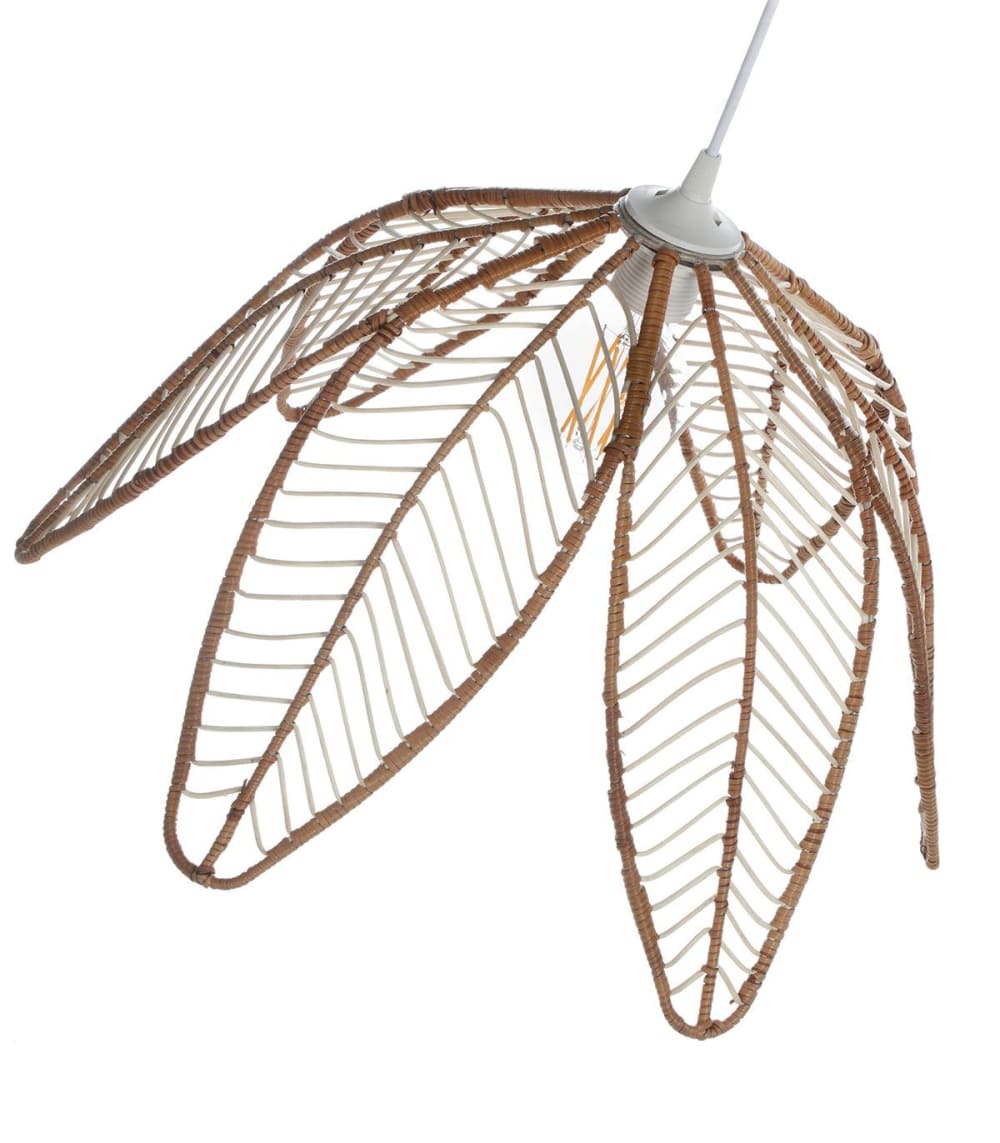Suspension en rotin naturel, d.49 cm — vue 4