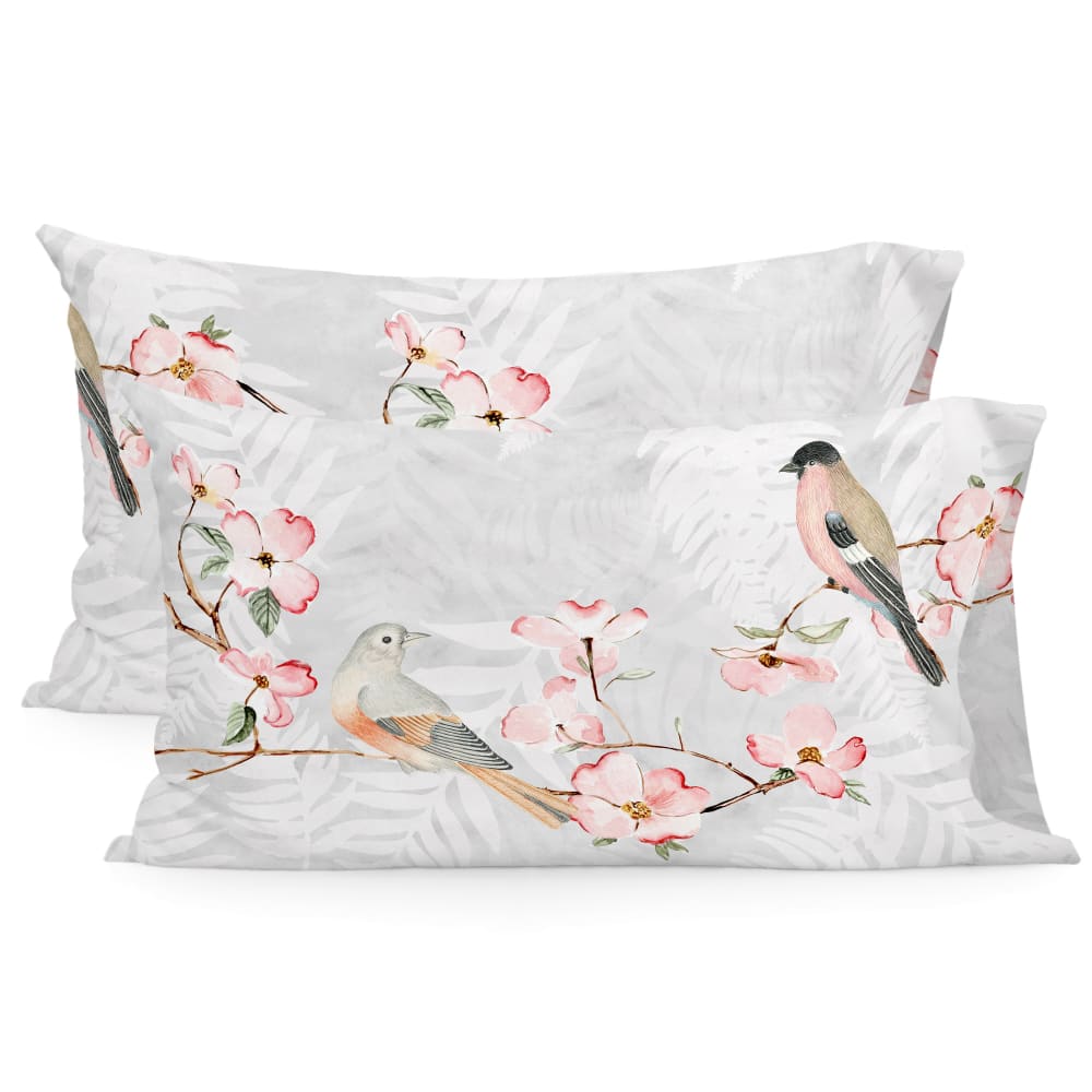 Taie d'oreiller 100% Coton Multicolore 50x75 cm (x2)