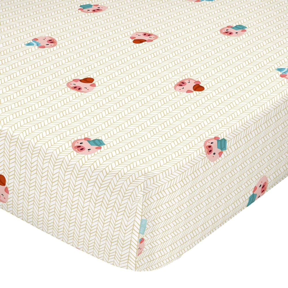 Drap-housse 100% Coton Multicolore 90x200x32 cm