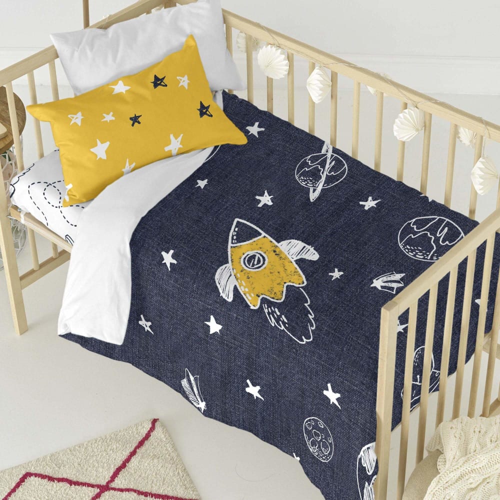Parure housse de couette 2 pièces multicolore 100x120 cm (berceau) - Maisons du Monde