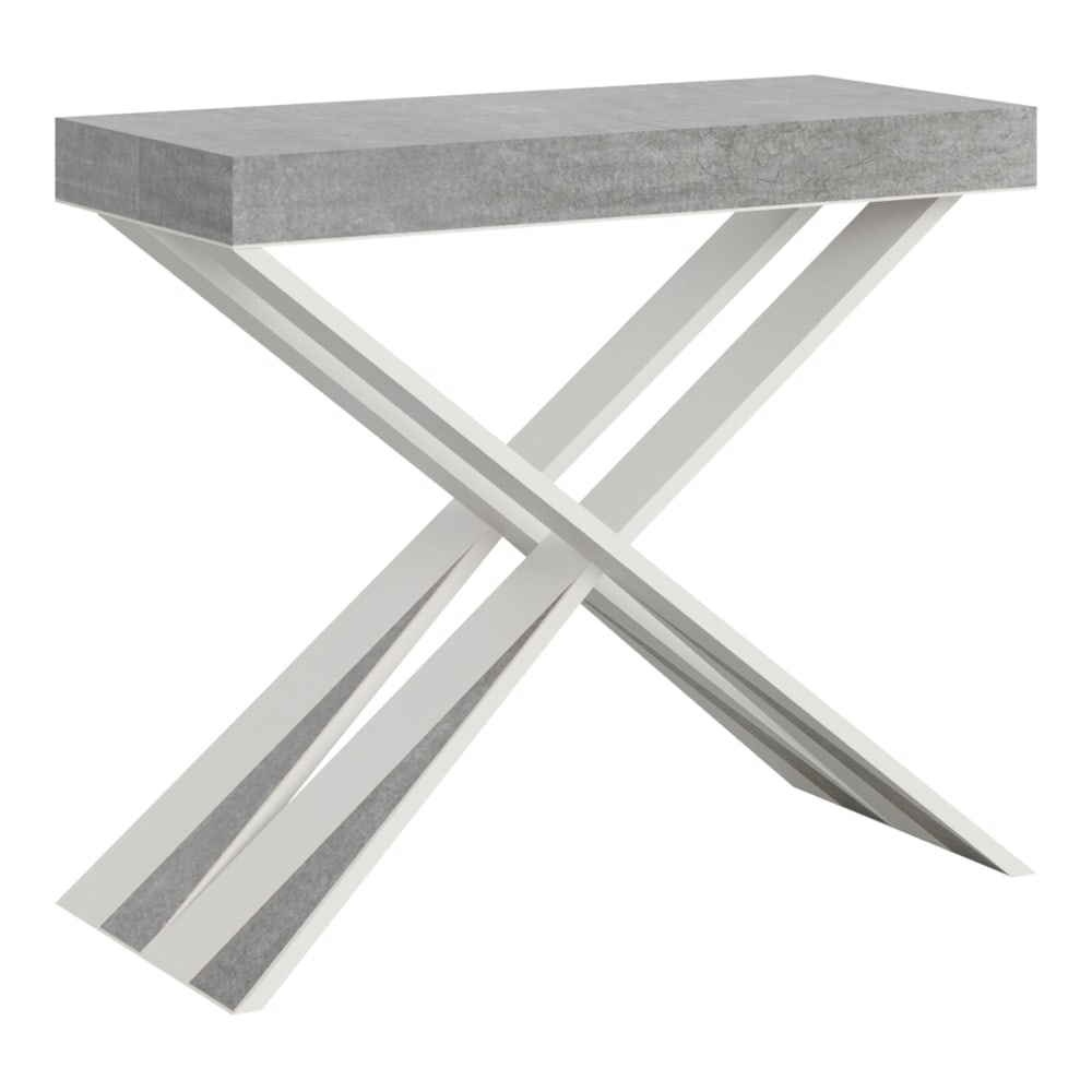 Console extensible 90x40/300 - effet bois