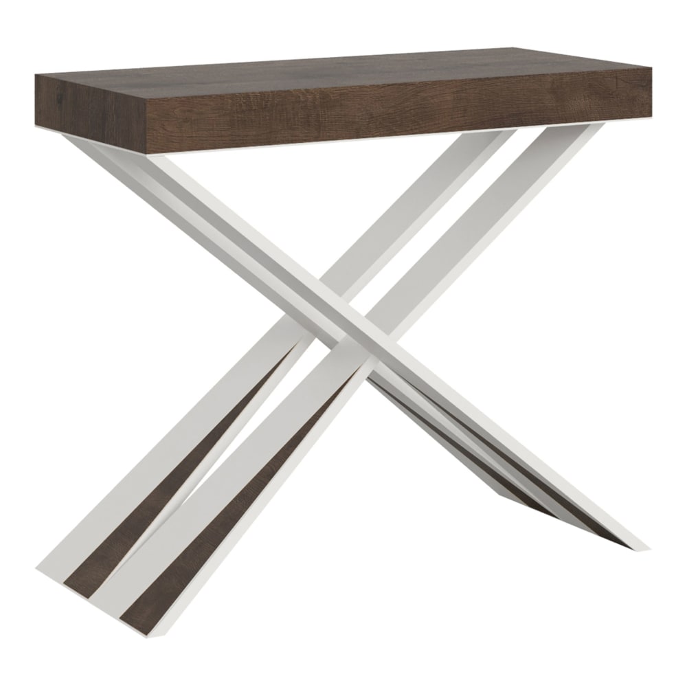 Console extensible 90x40/300 - noyer