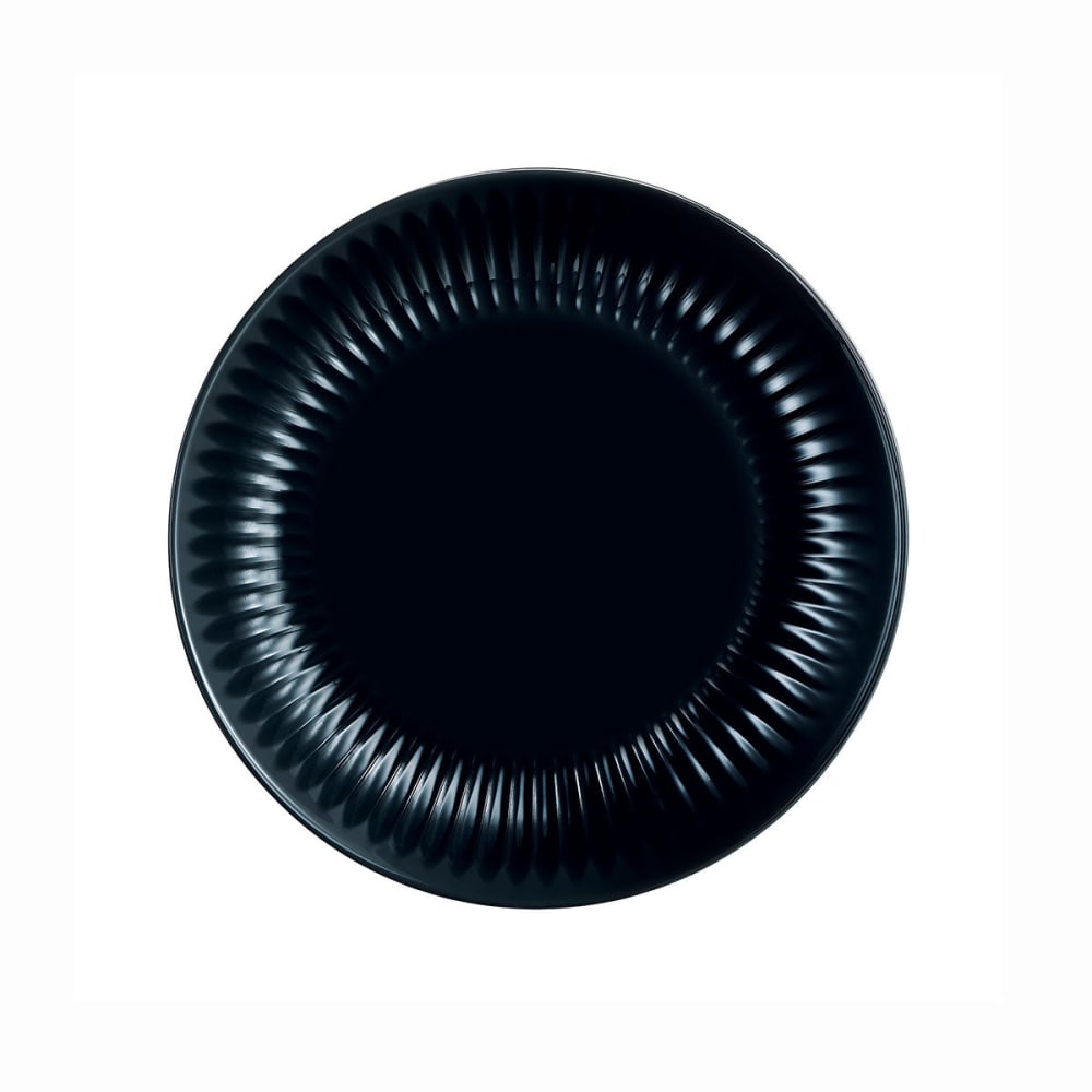 6 assiettes à dessert noires 19 cm 6 assiettes à dessert noires 19 cm