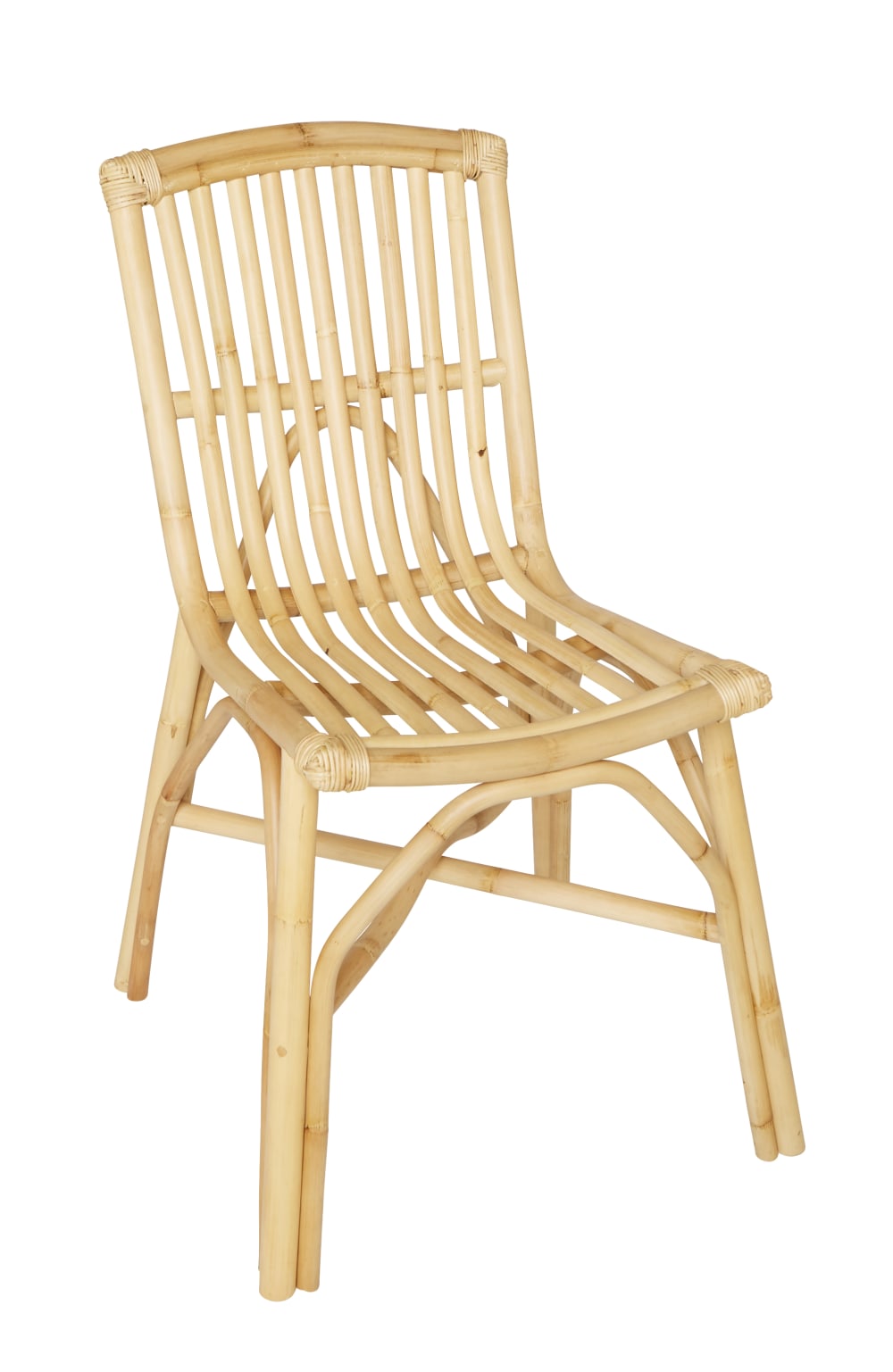 chaise en rotin vintage
