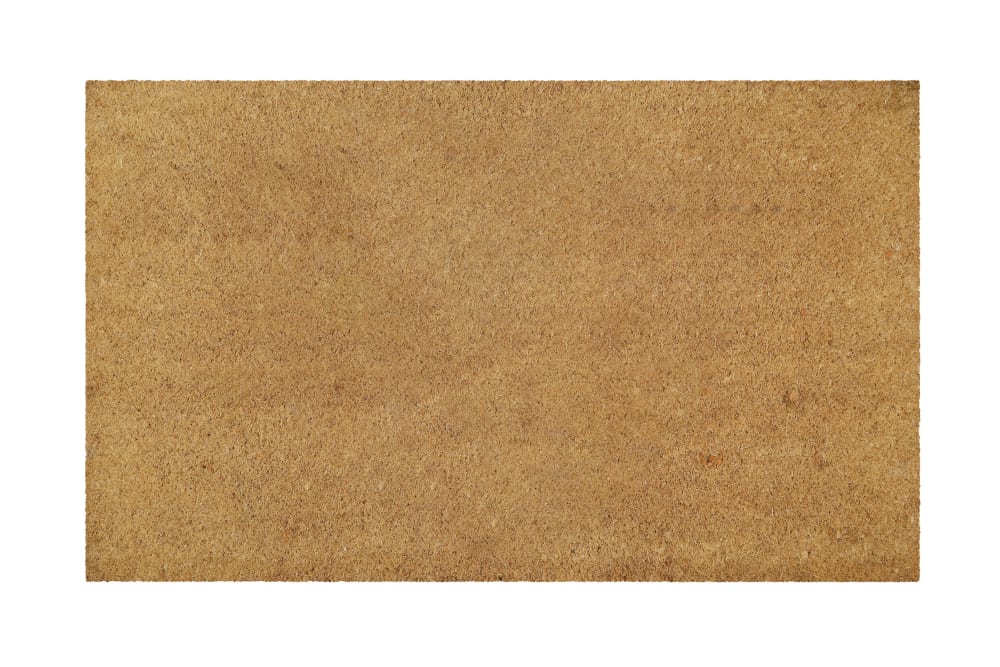 Paillasson tapis d'entrée coloris coco naturel 45x75