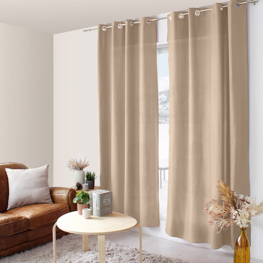 Rideau [ ]polyester[ ]beige[ ]140 x 240