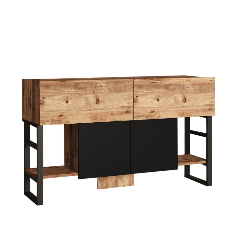 Console avec rangements style industriel - Maisons du Monde