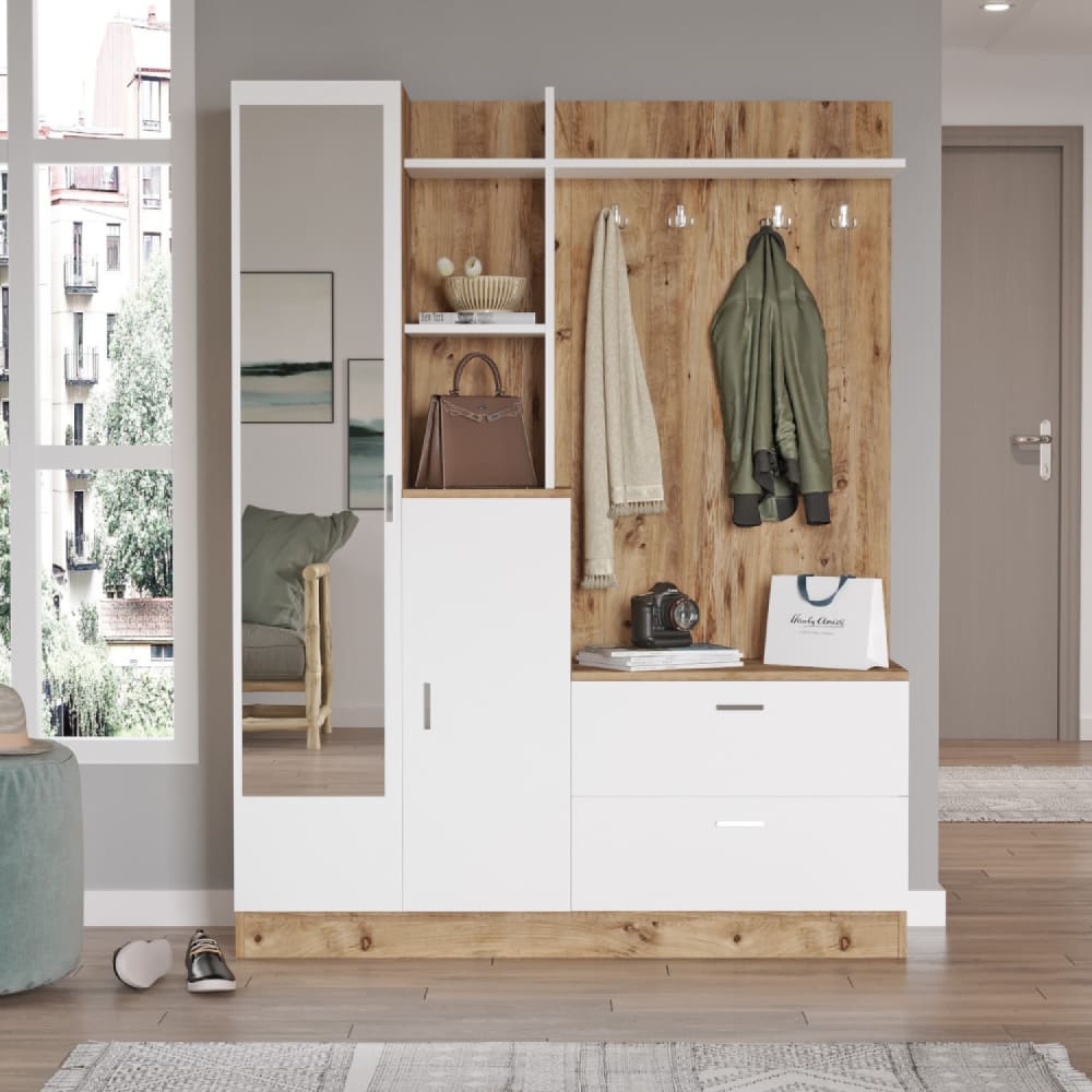 Concept Usine Design-Flurmöbel im skandinavischen Stil style modern Braun Spanplatte