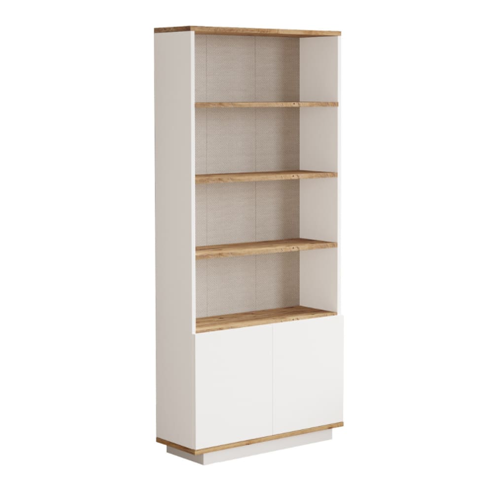 Concept Usine Geschirrschrank mit Regalen und 2 Türen style modern Weiß Spanplatte