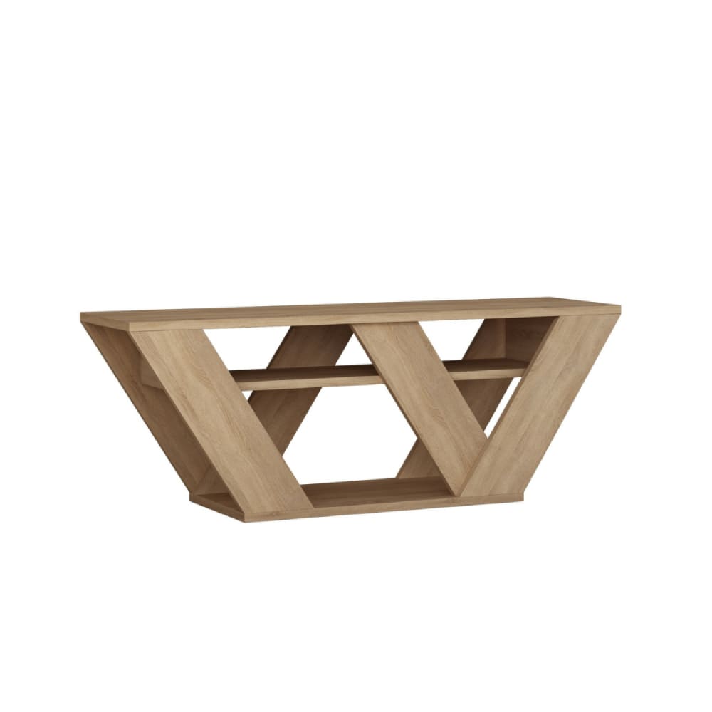 Meuble TV design en bois 110 cm