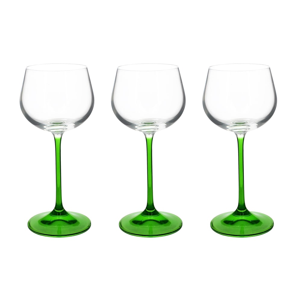 Lot de 3 verres à pied de style alsace 16,5cl Lot de 3 verres à pied de style alsace 16,5cl