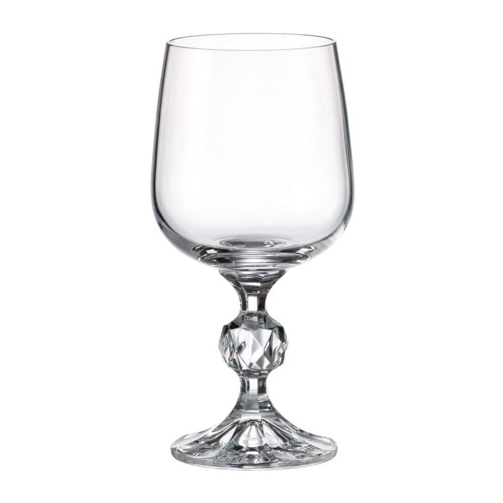 Lot de 3 verres à pied en cristallin 23cl