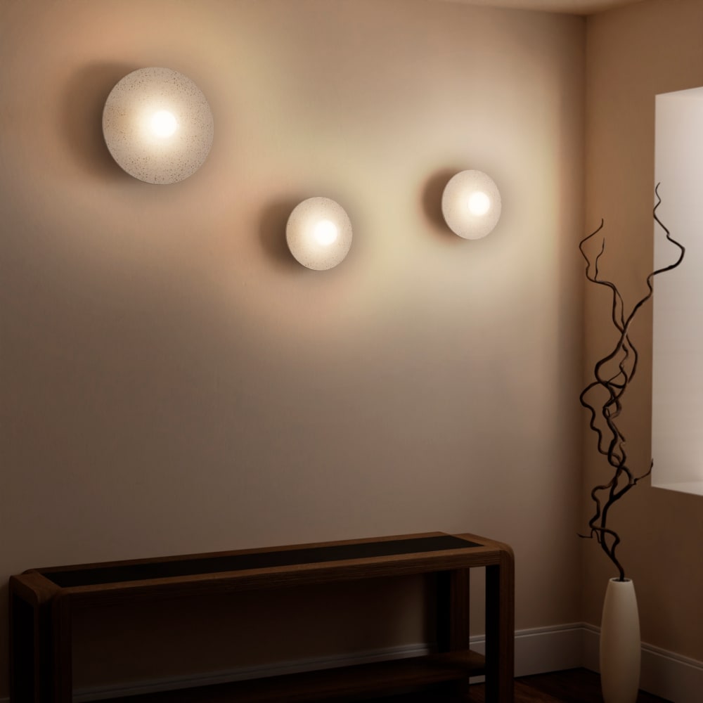 Applique murale en terrazzo et verre ip20 g9/e27 - Maisons du Monde