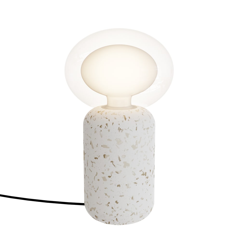 Lampe de table en terrazzo polychrome