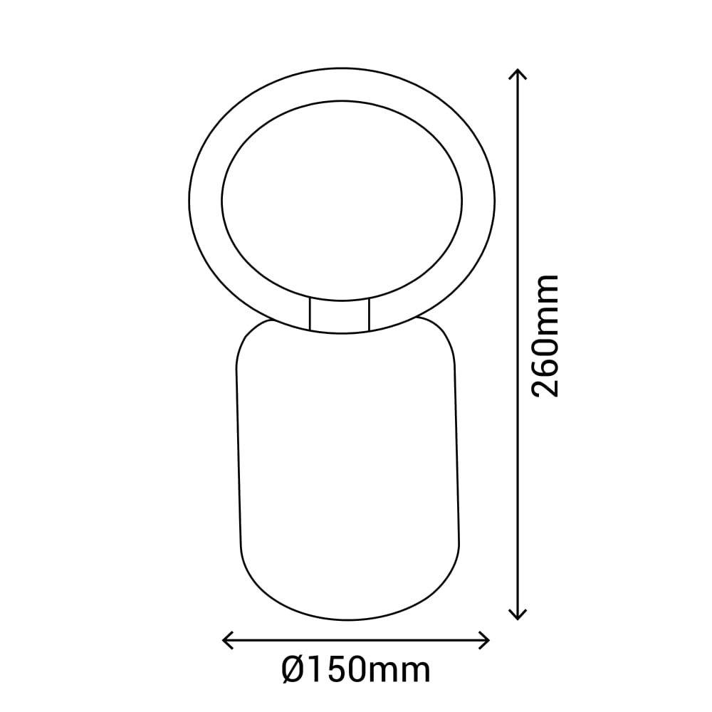 Lampe à poser style moderne candy — vue 4
