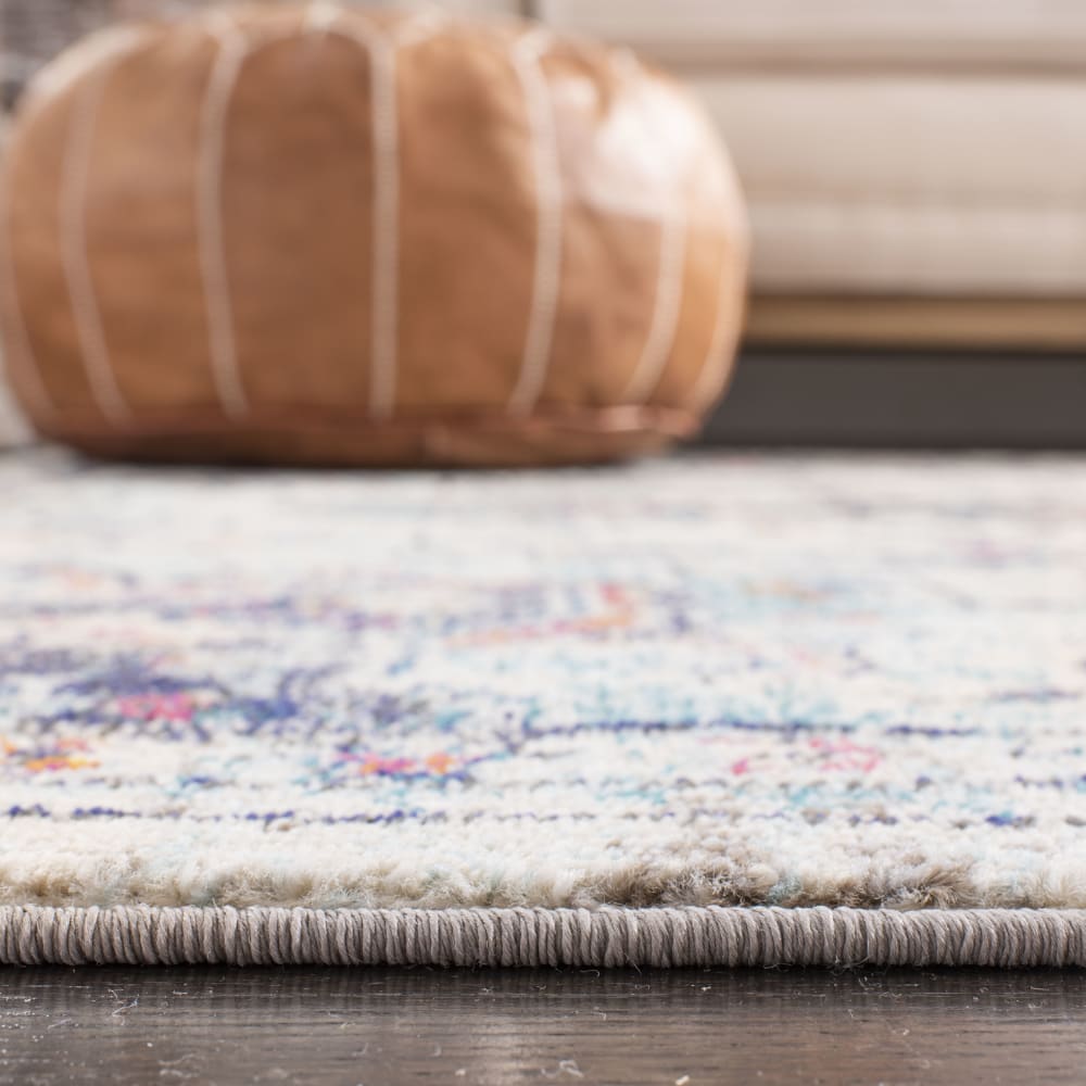 Tapis de transition en polypropylène beige/bleu, 61 x 91 cm — vue 4