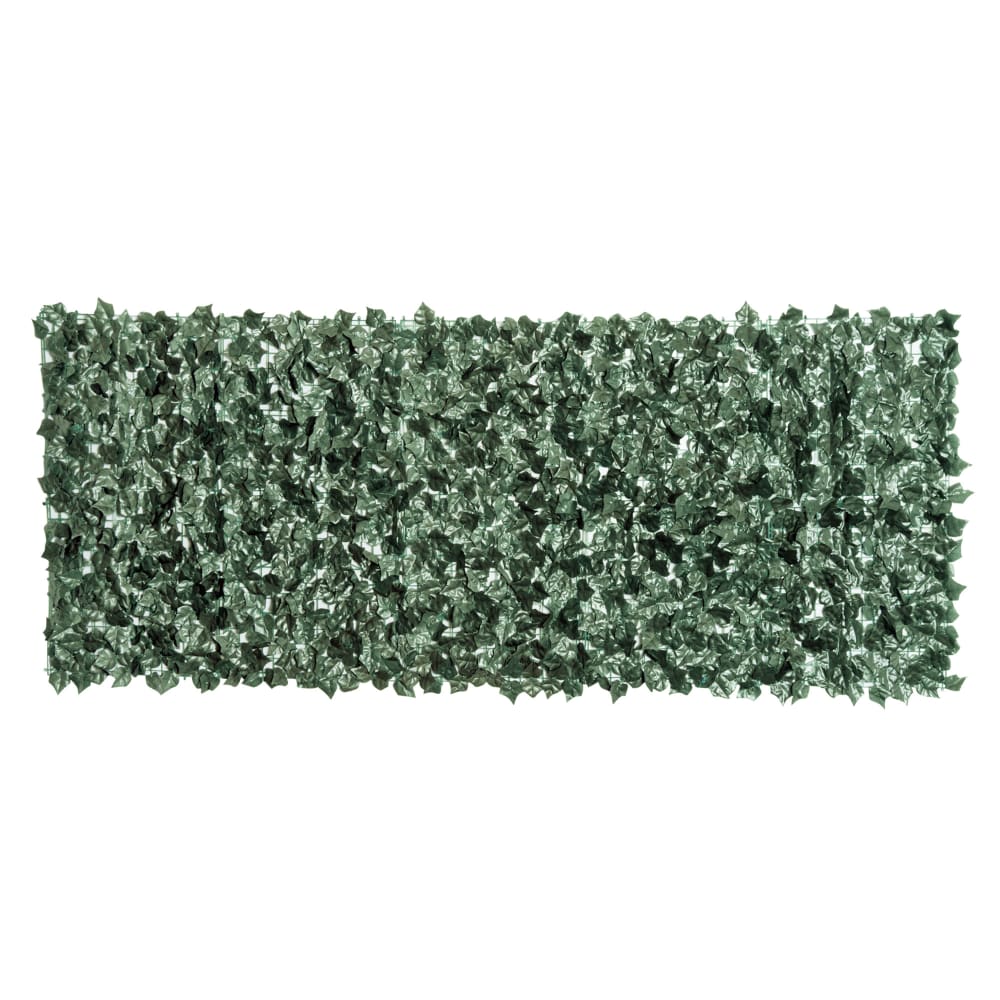 Haie artificielle brise-vue dim. 2,4l x 1h m feuillage réaliste vert — Beyit