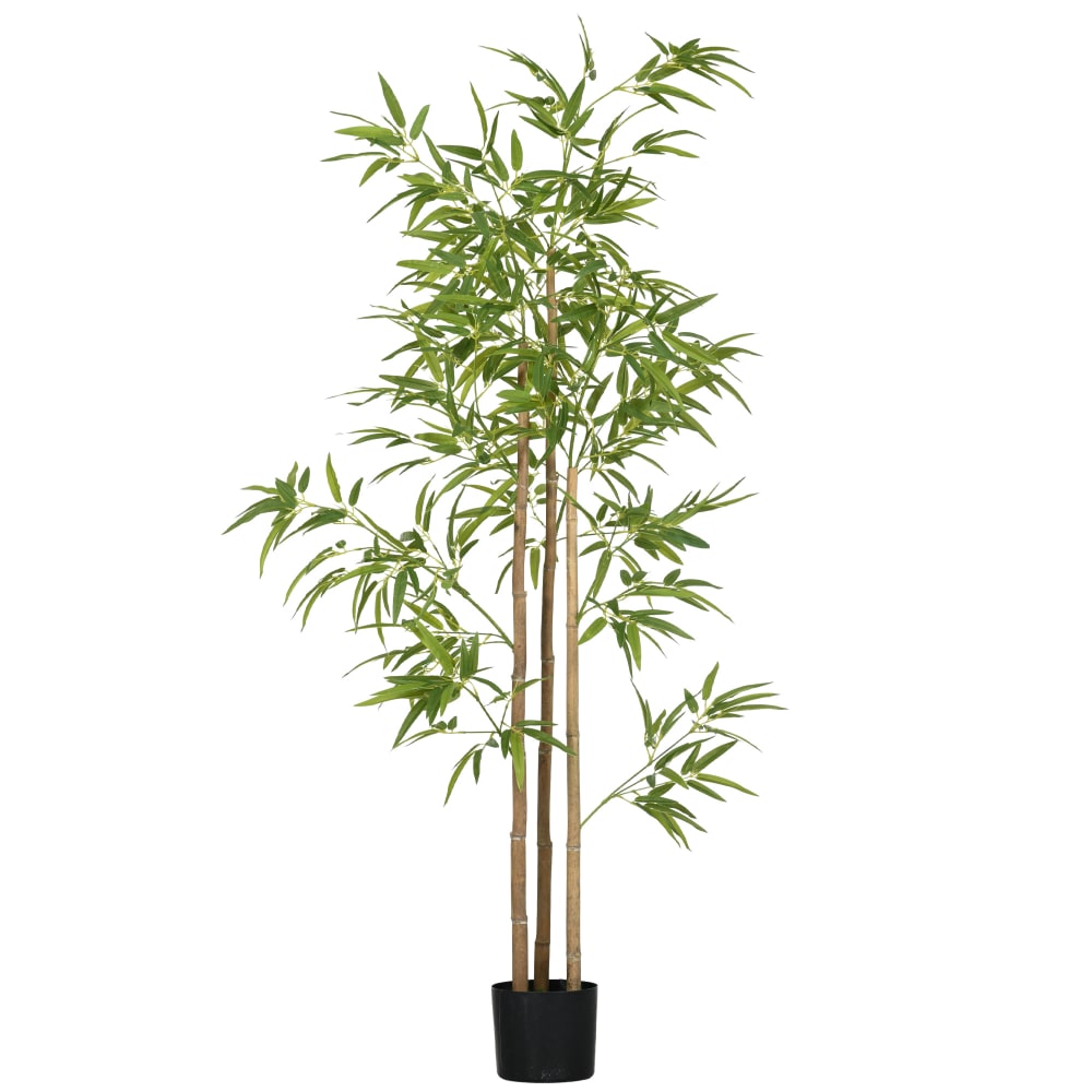 Bambou artificiel h.1,8 - pot