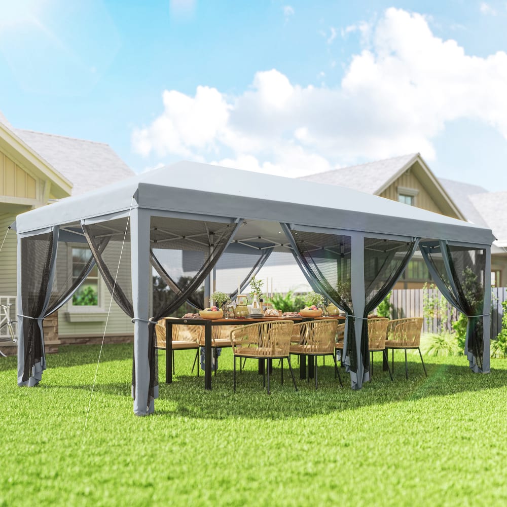 Barnum pliant style colonial 6 moustiquaires sac transport gris