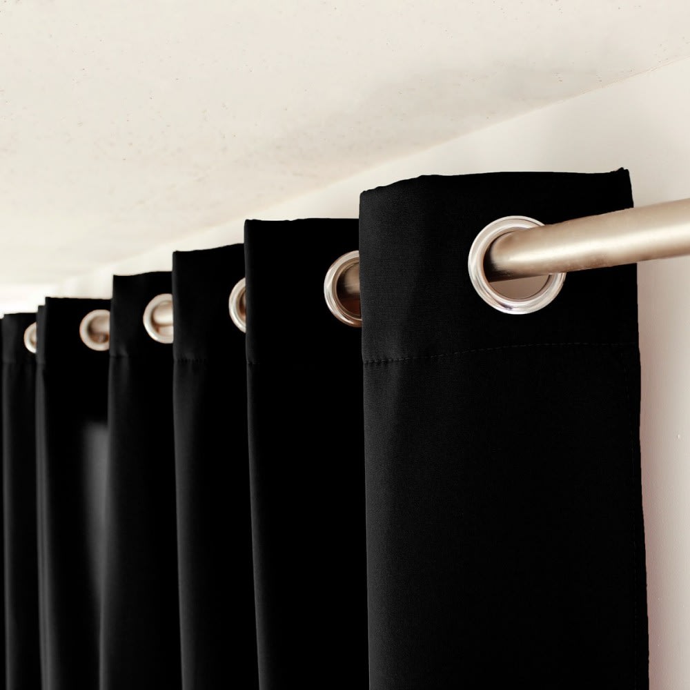 Rideau occultant thermique polaire coloris noir - Maisons du Monde