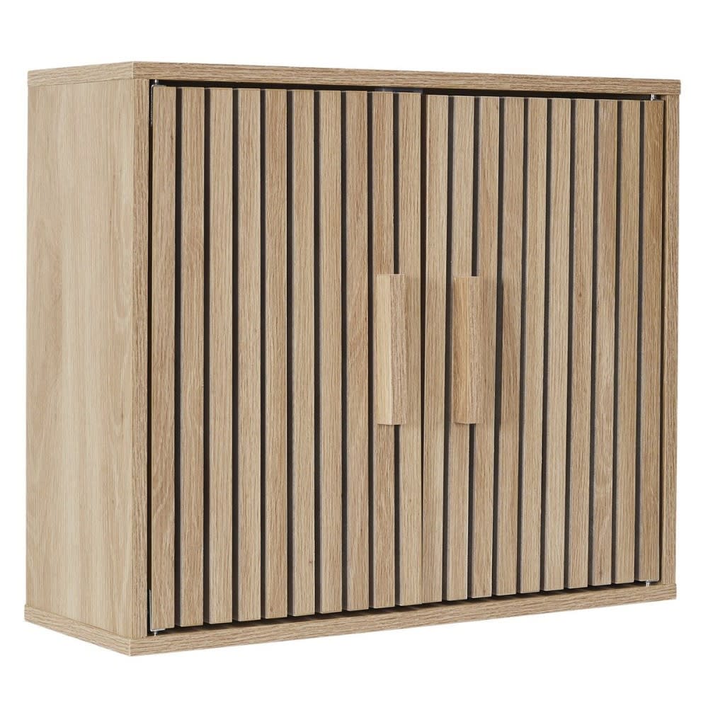 Armoire murale 2 portes - coloris naturel