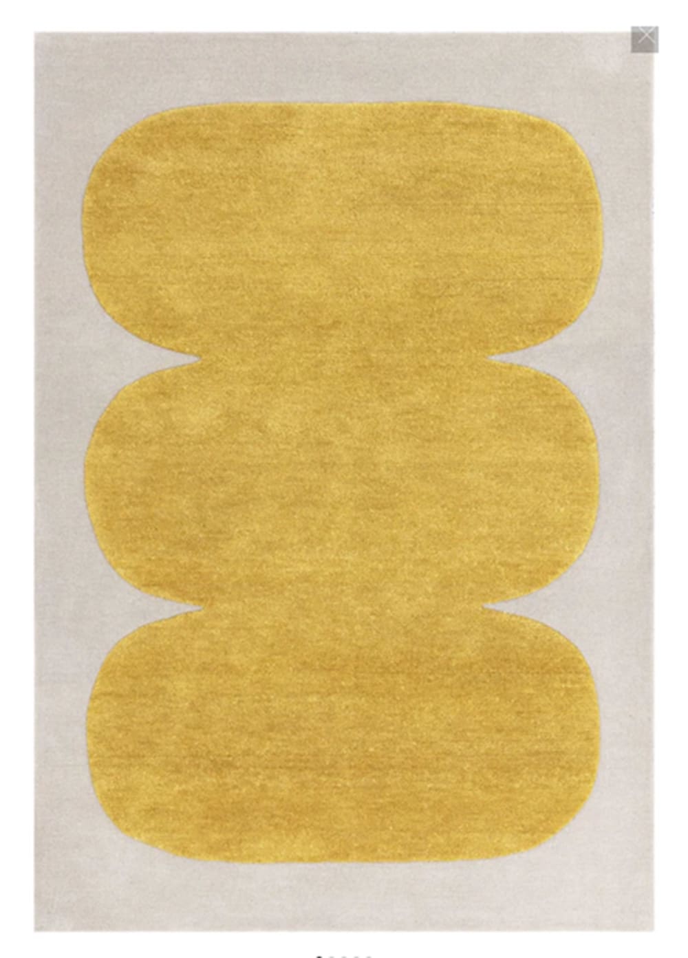 Tapis de salon moderne - jaune
