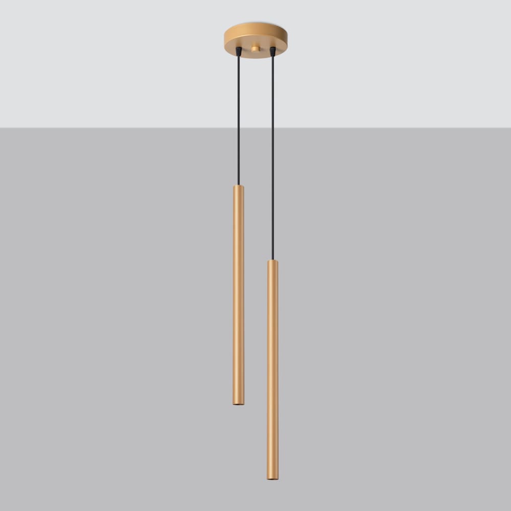 Suspension Acier Doré G9 2 Pastelo — vue 3