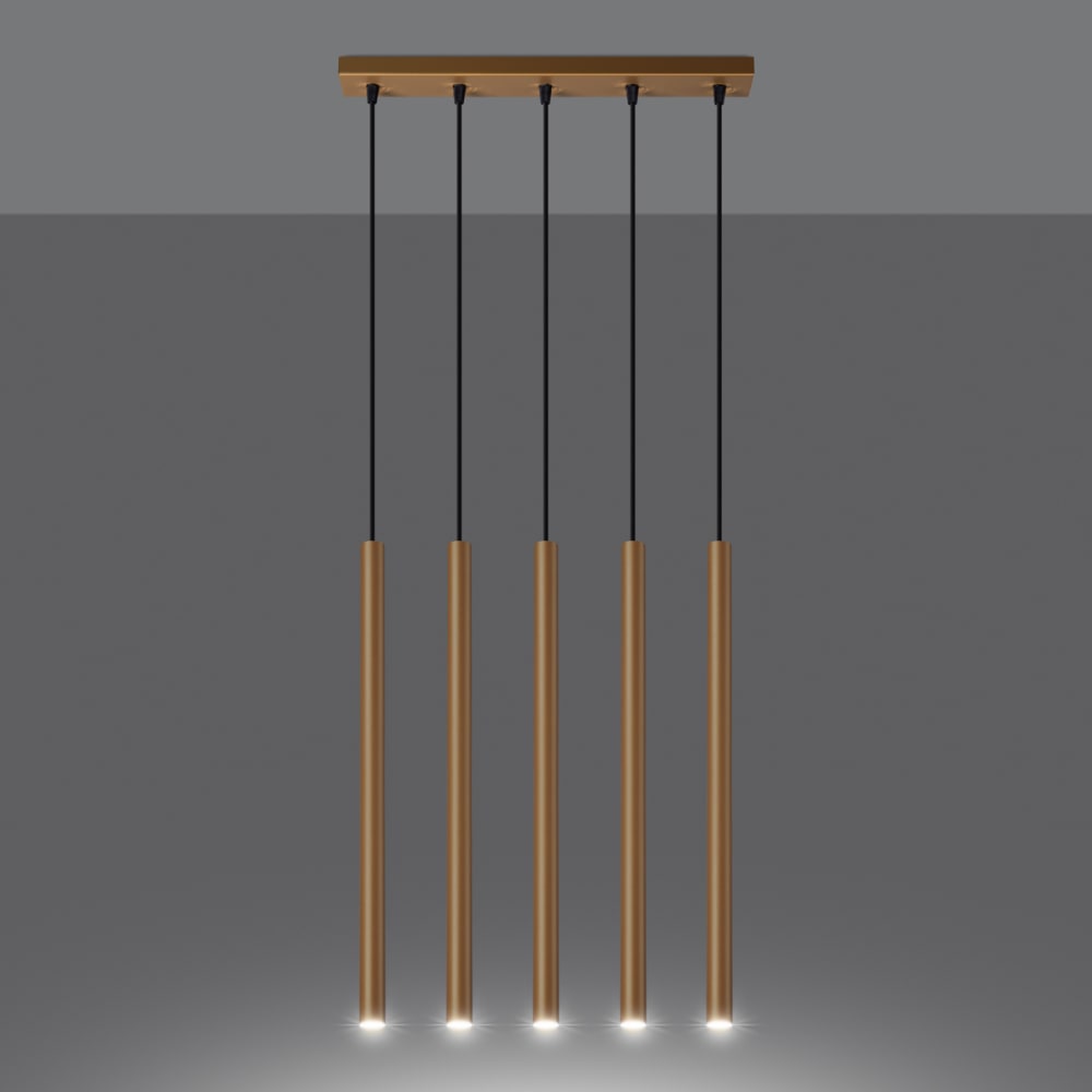 Suspension Acier Doré G9 5 Pastelo Line — vue 4