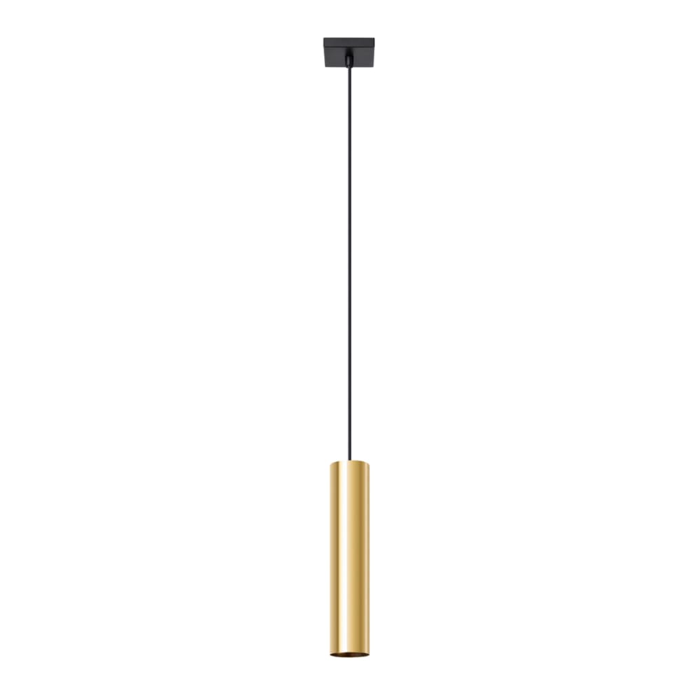 Lampe suspendue acier éclat H 36 cm