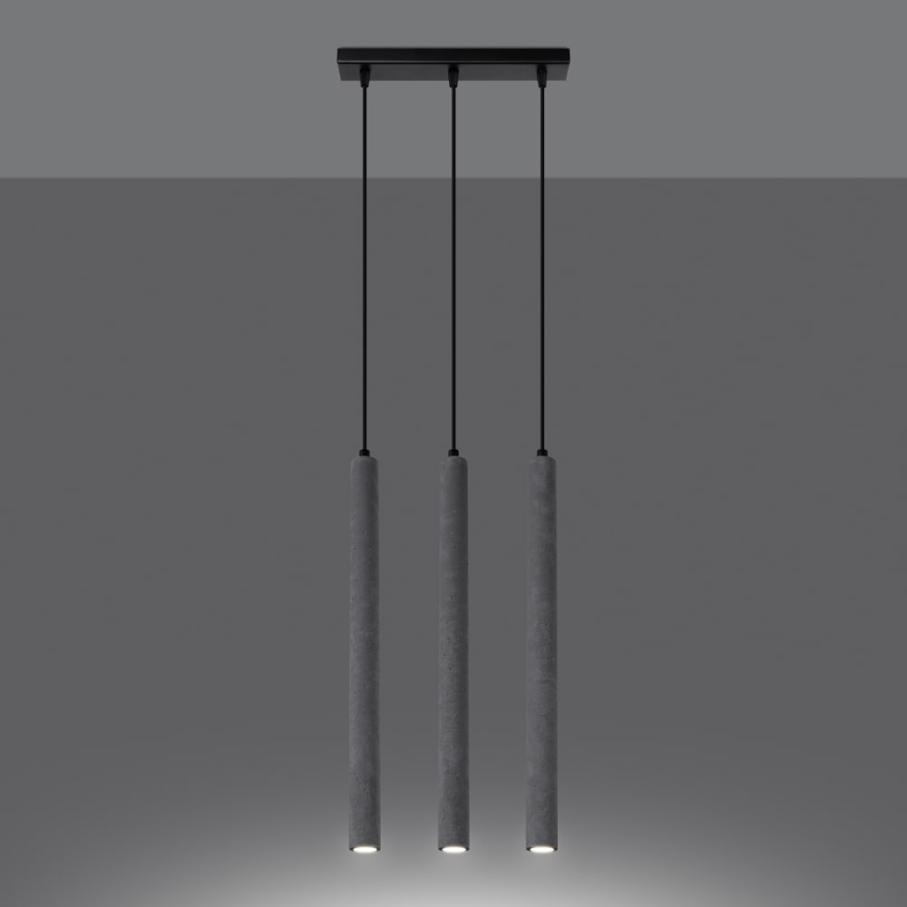 Suspension Béton Gris G9 3 Pastelo Line — vue 4