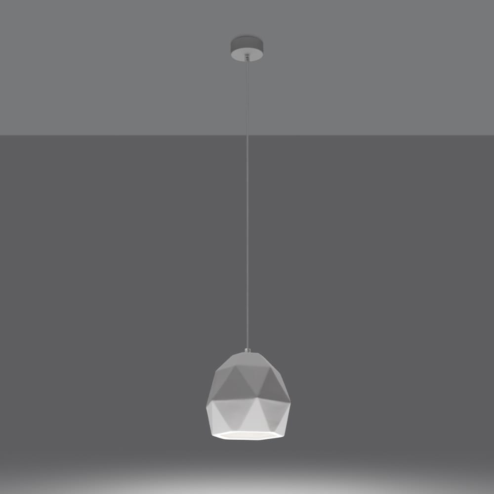 Suspension Céramique Blanc E27 1 Mint — vue 4