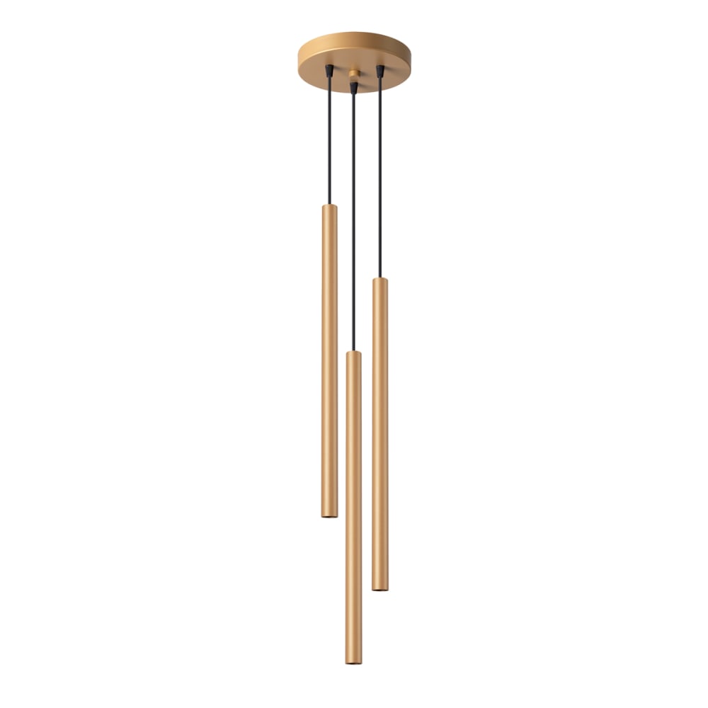 suspension Acier Doré